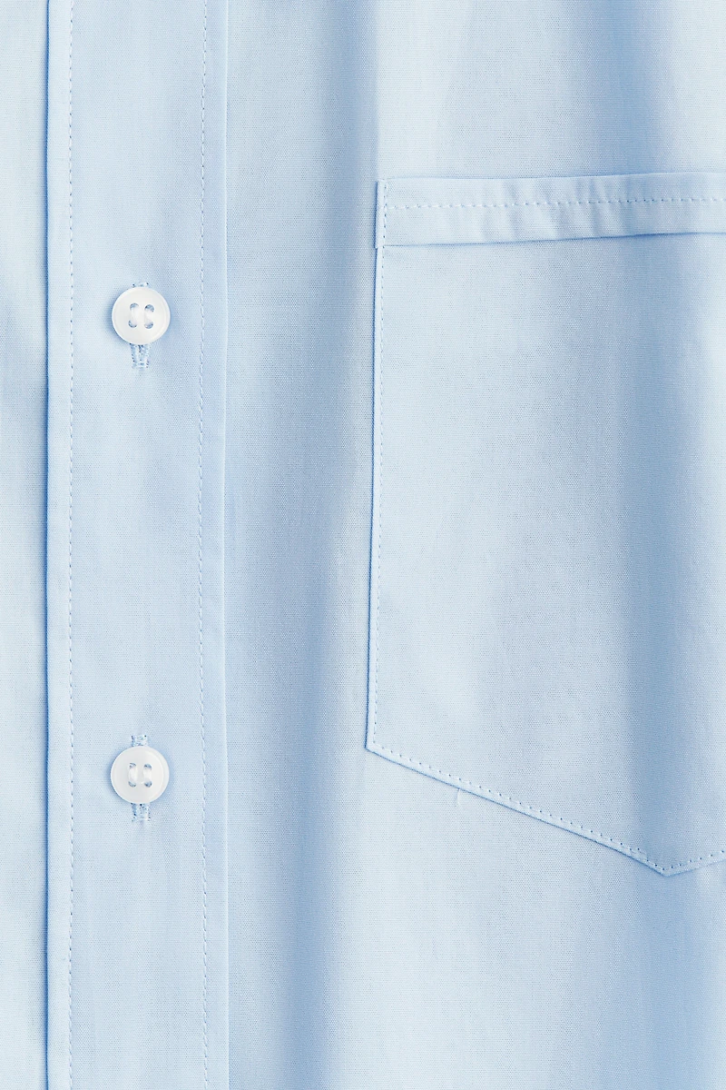 Loose-fit cotton shirt