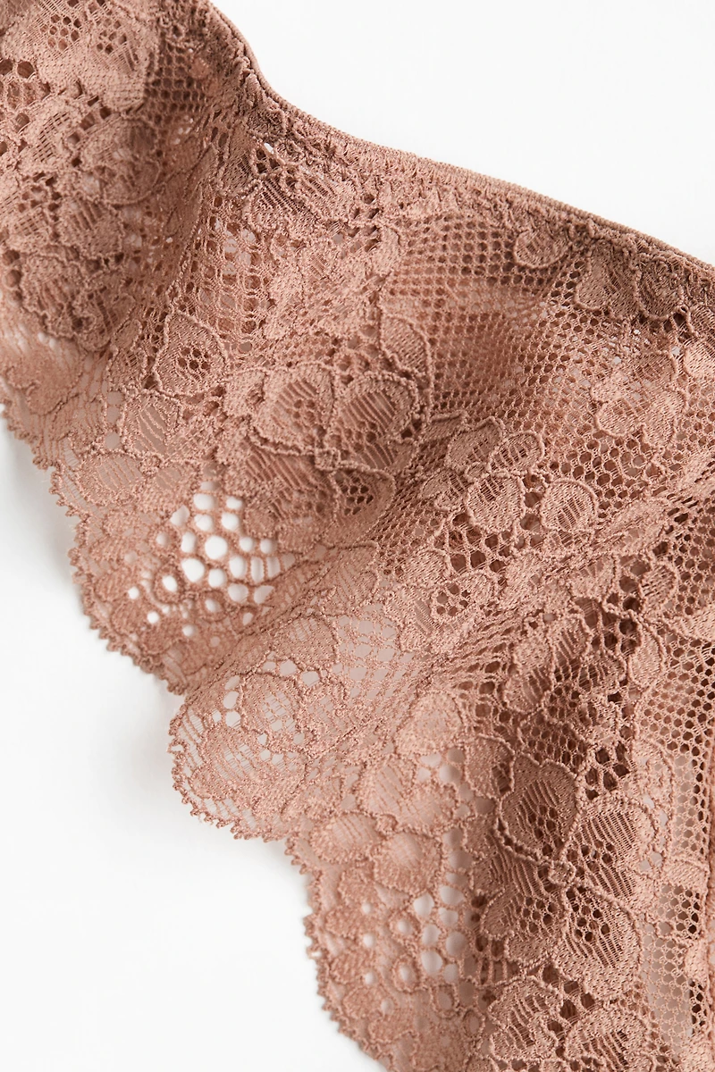 2-Pack Lace Thong Briefs