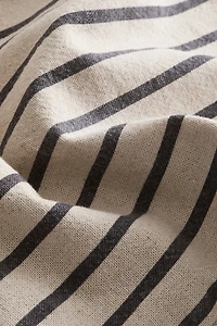 Housse de coussin en lin mélangé
