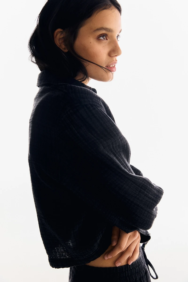 Chemise en mousseline de coton