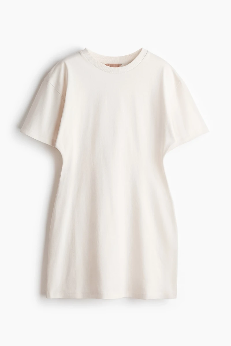 Robe T-shirt sablier en coton