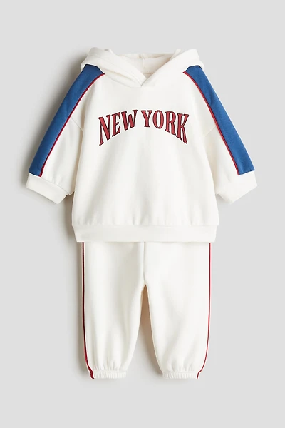 2-Piece Printed Sweatsuit