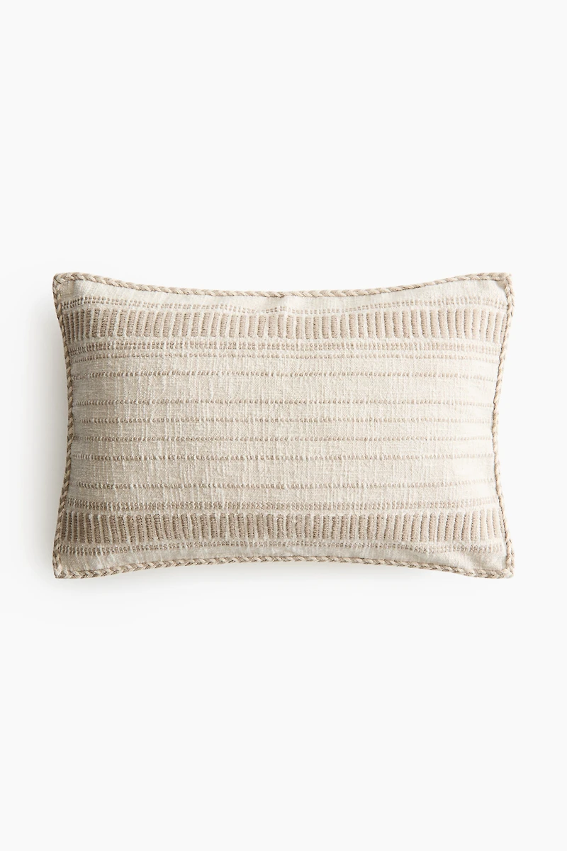 Patterned Cotton Cushion Cover
