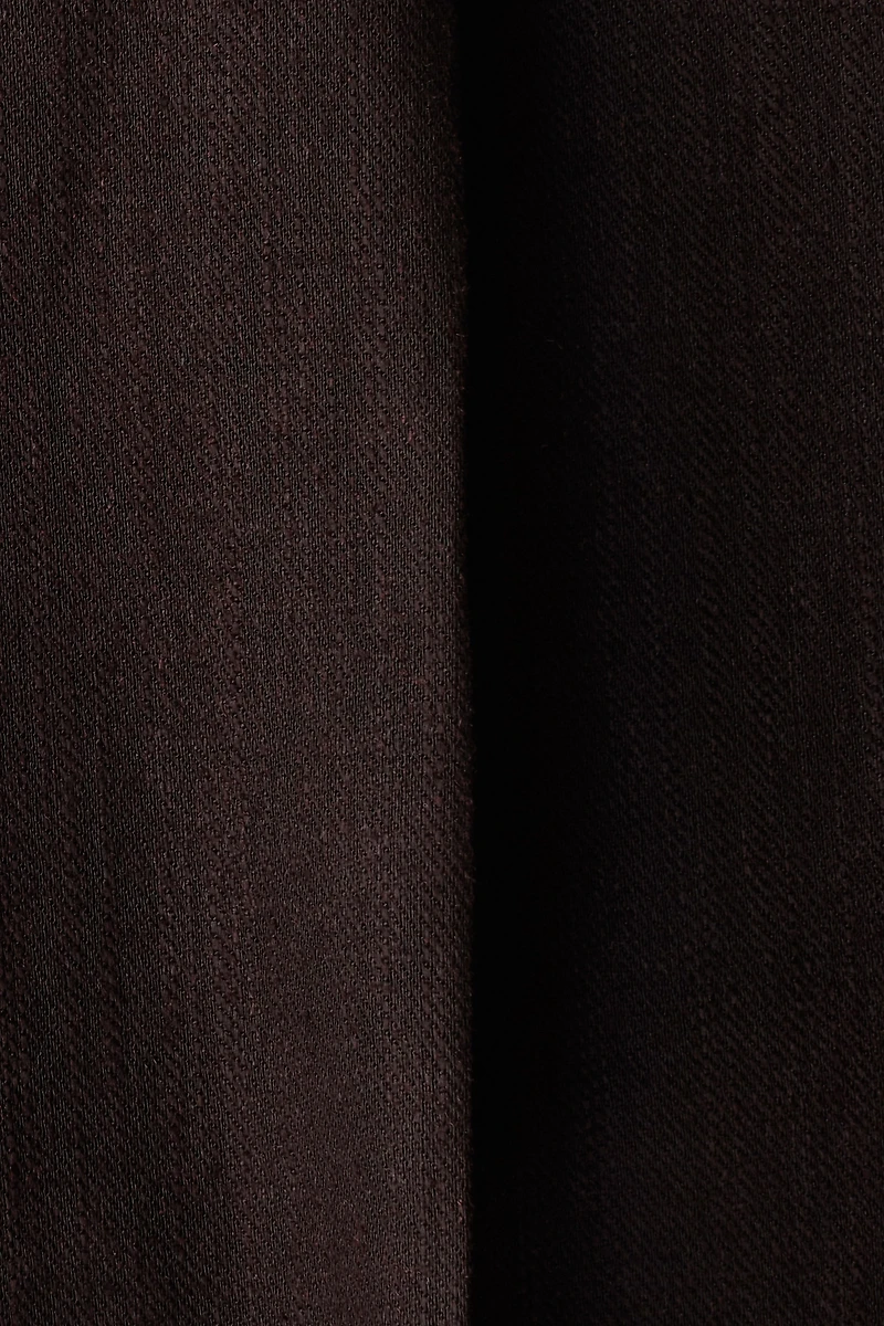 Regular-Fit Tailored Linen-Blend Pants