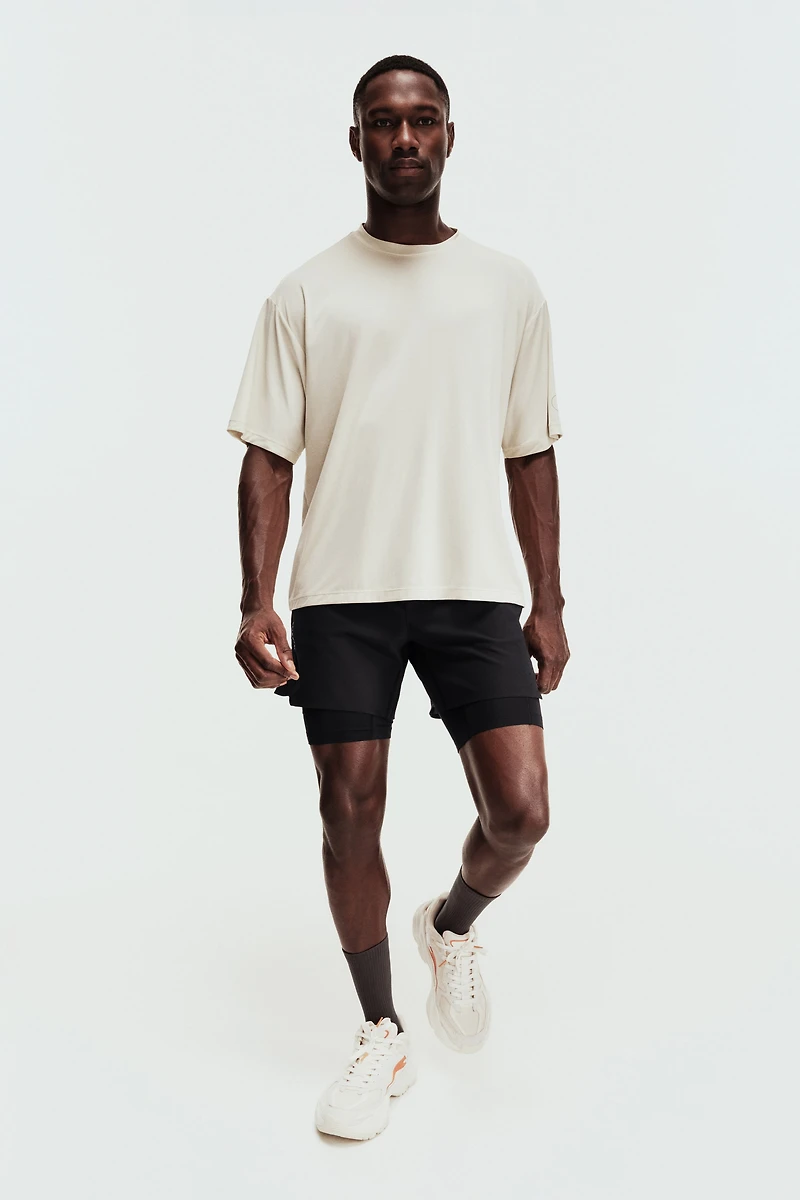Double-Layered Sports Shorts with DryMove™
