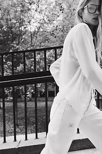 Studded Wide Ultra High Jeans