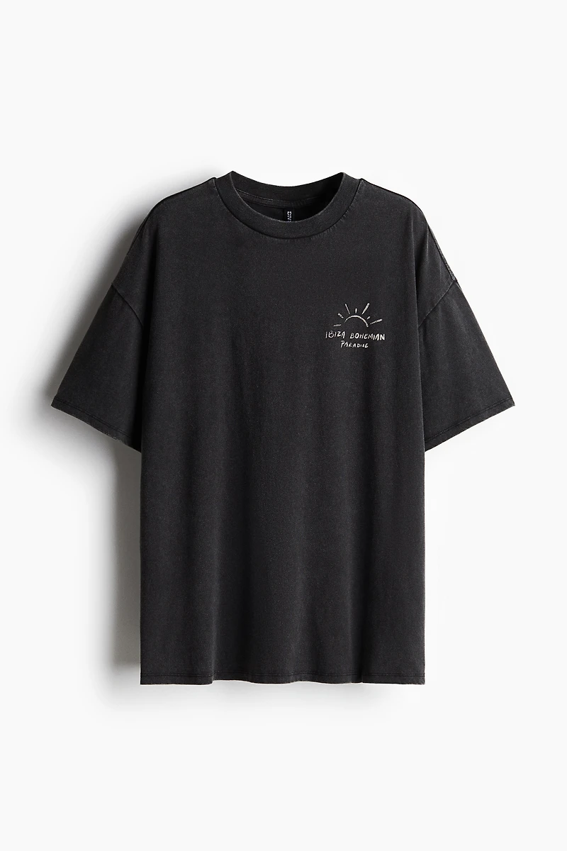 Oversized T-Shirt with Motif