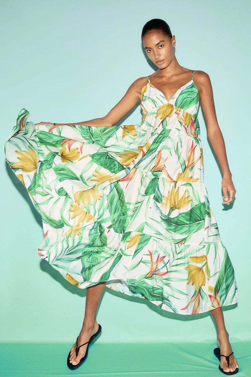 Tiered maxi dress