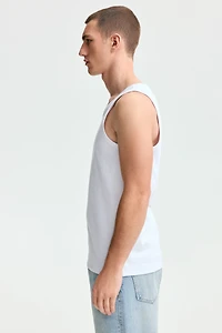 Slim-Fit Ribbed Tank Top