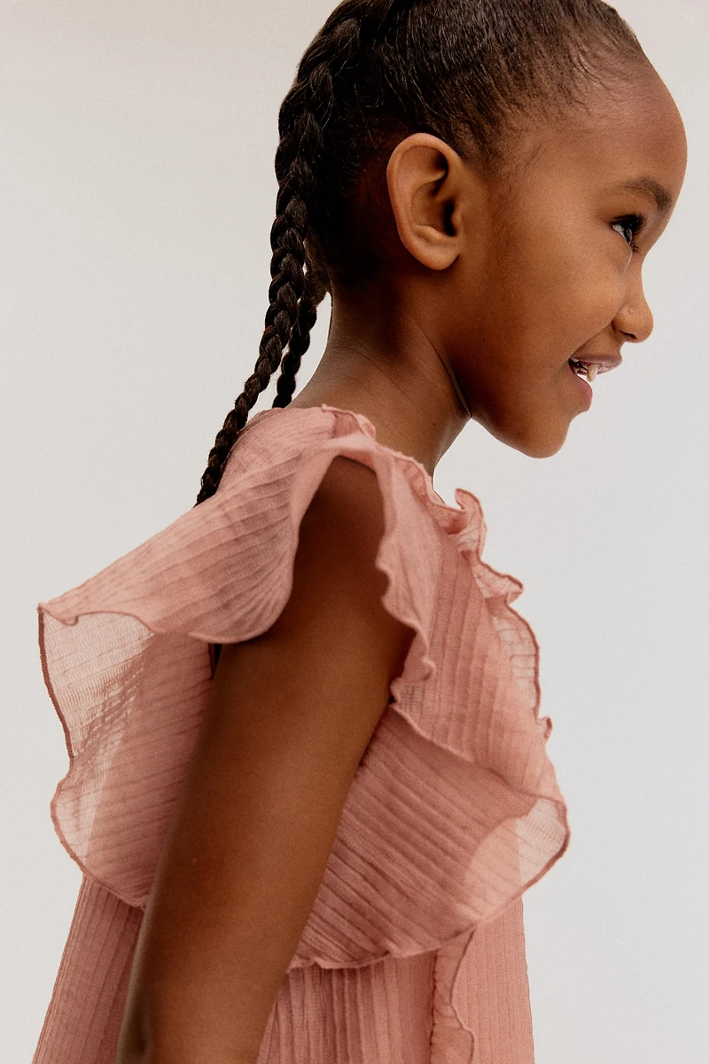 Ruffle-Detail Dress