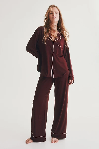 Viscose-Blend Pajamas
