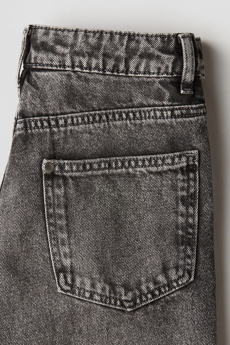 Loose Fit Bootcut Leg Jeans