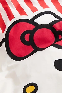 Ensemble de couette lit simple avec motif placé