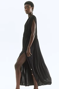 Draped Drawstring Dress