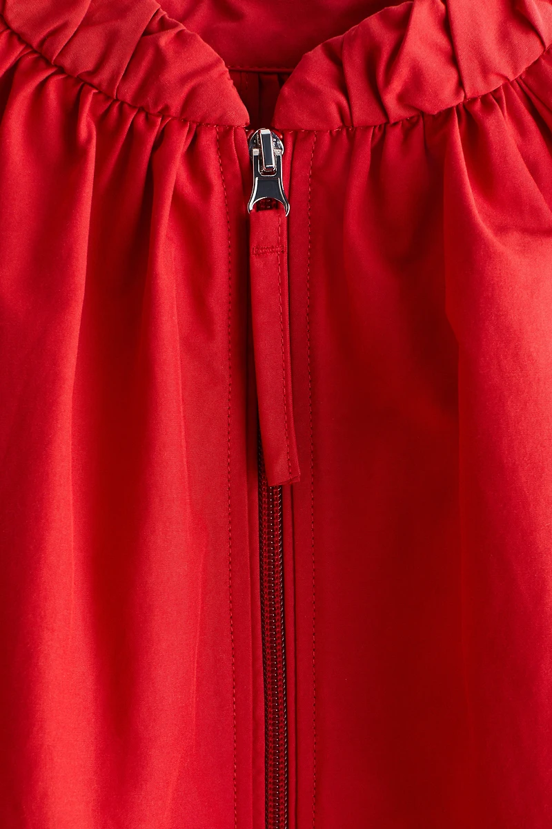 Gathered Bomber Jacket