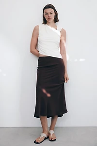 Satin Slip Skirt