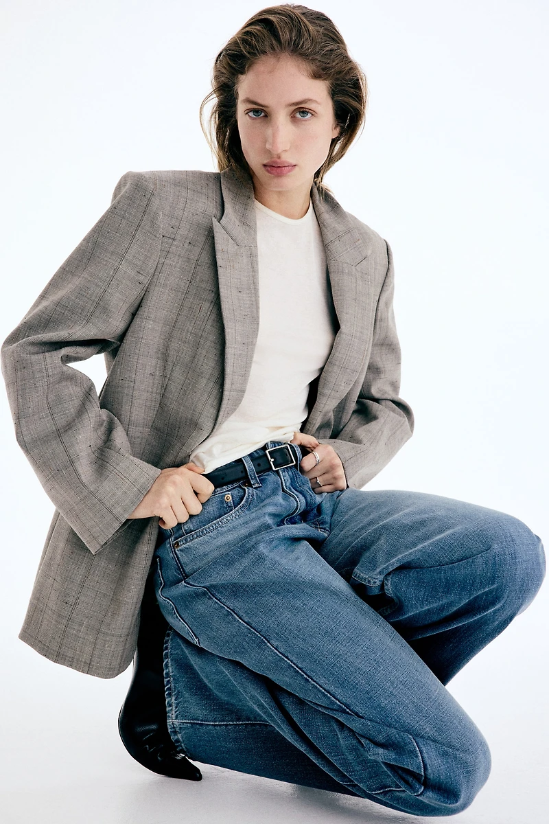 Wide High Jeans