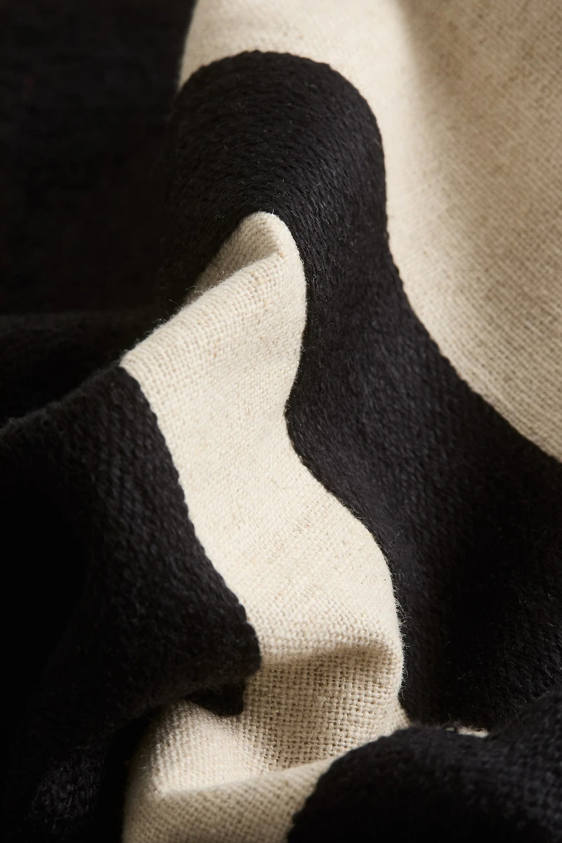 Linen-Blend Cushion Cover