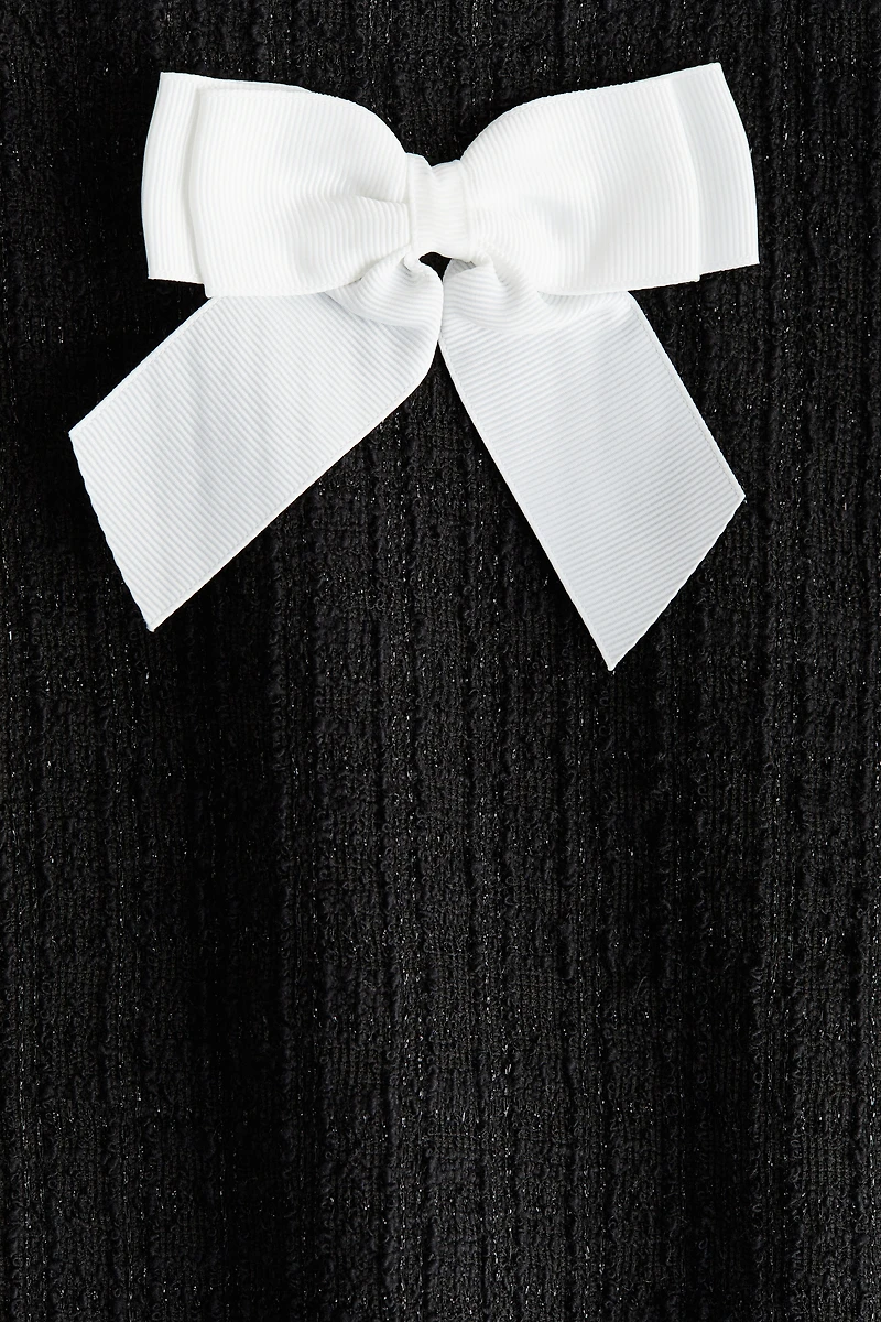 Bouclé-Jersey Dress