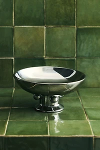 Footed Stoneware Bowl