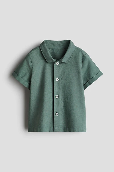 Linen-blend Shirt