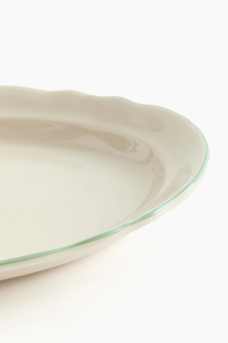 Stoneware Serving Plate