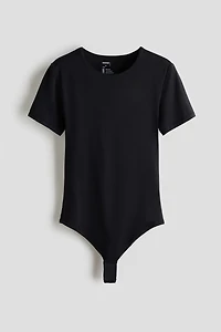 Sculpting Short-Sleeved Thong Bodysuit