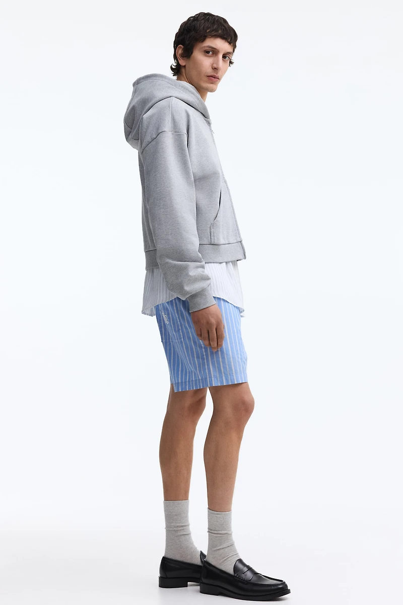 Regular-Fit Cotton Shorts