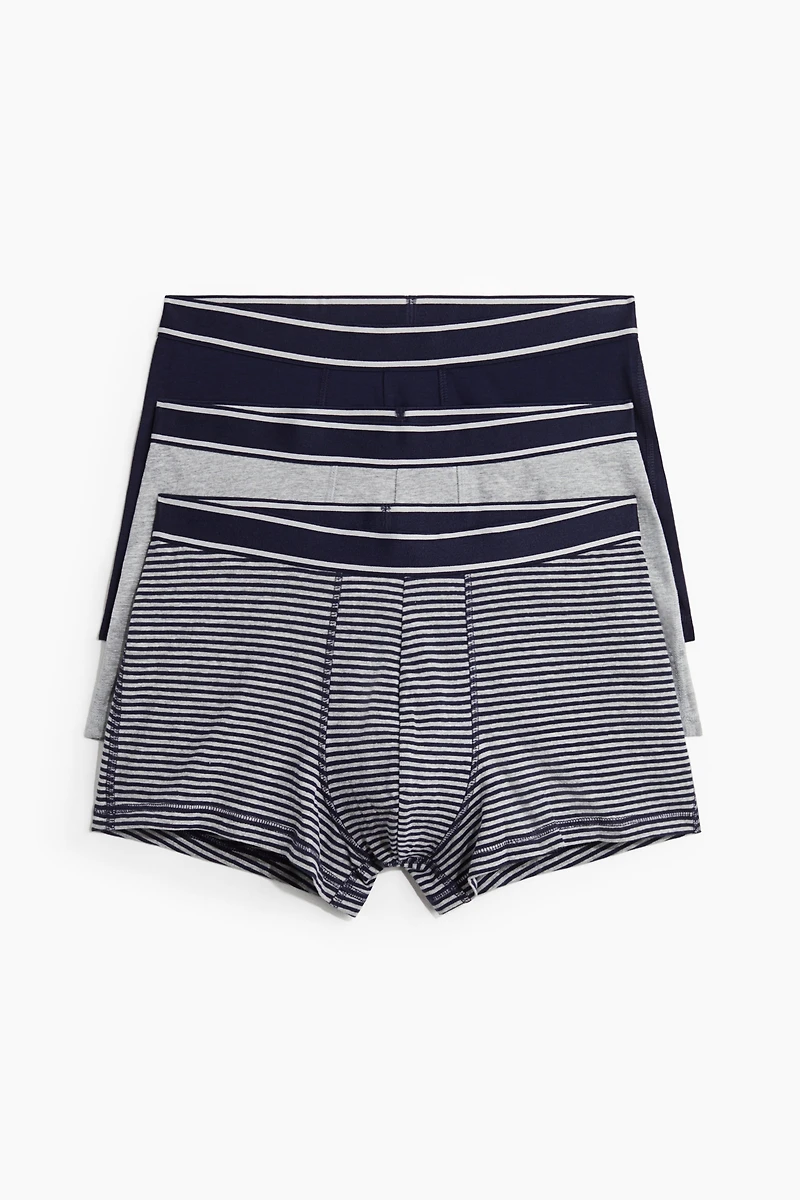 3-Pack Short Cotton Boxer Briefs