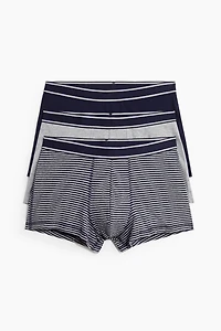 3-Pack Short Cotton Boxer Briefs