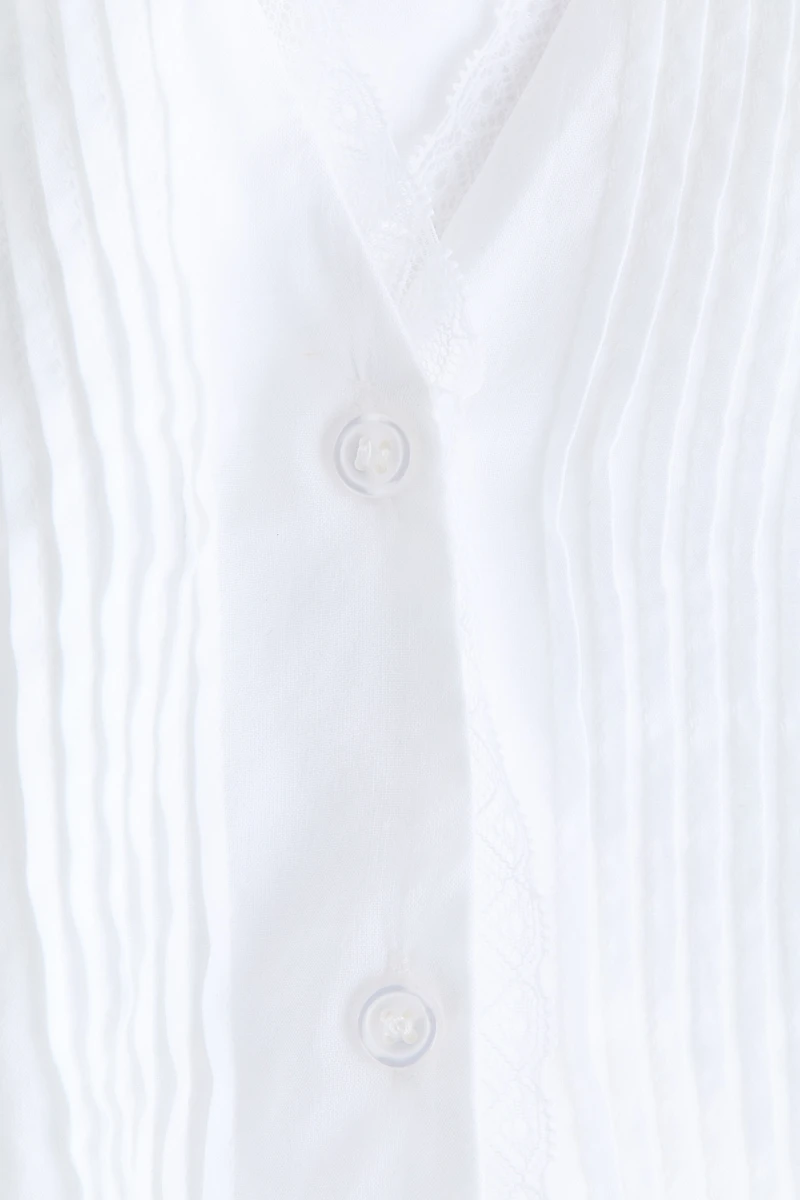 Blouse with Pintucks