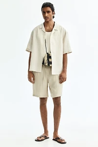 Loose-Fit Cotton Shorts
