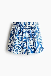 Pull-On Twill Shorts