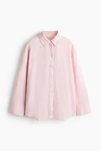 Chemise grande taille en lin