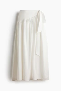 Jupe maxi avec détail à nouer