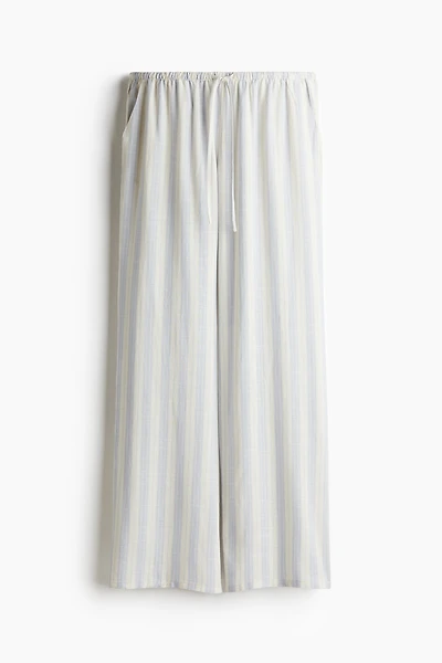 Pantalon droit avec cordon de serrage