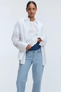 MAMA Straight Ankle Jeans