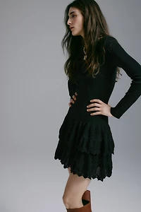 Dress with Tiered Skirt