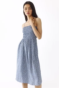 Smocked Strappy Dress