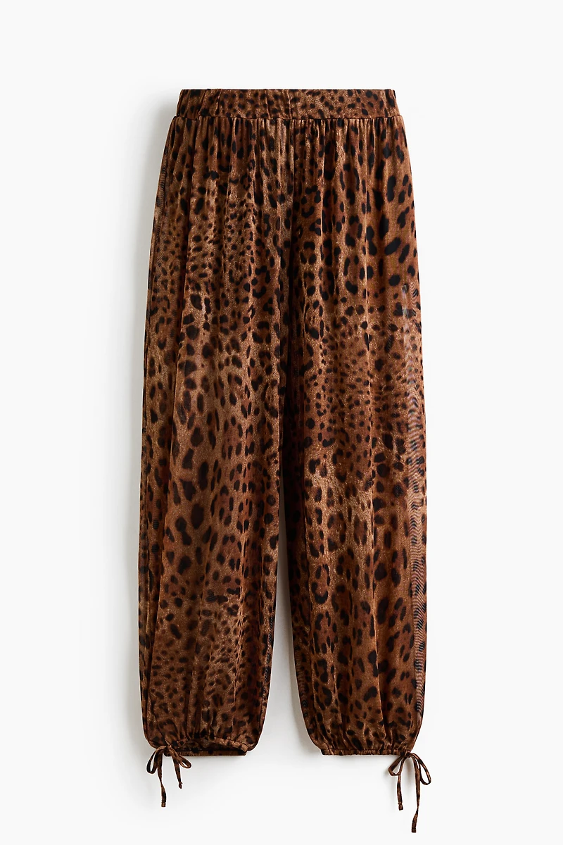 Pantalon ballon en filet