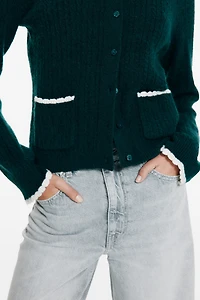 Cable-Knit Cardigan
