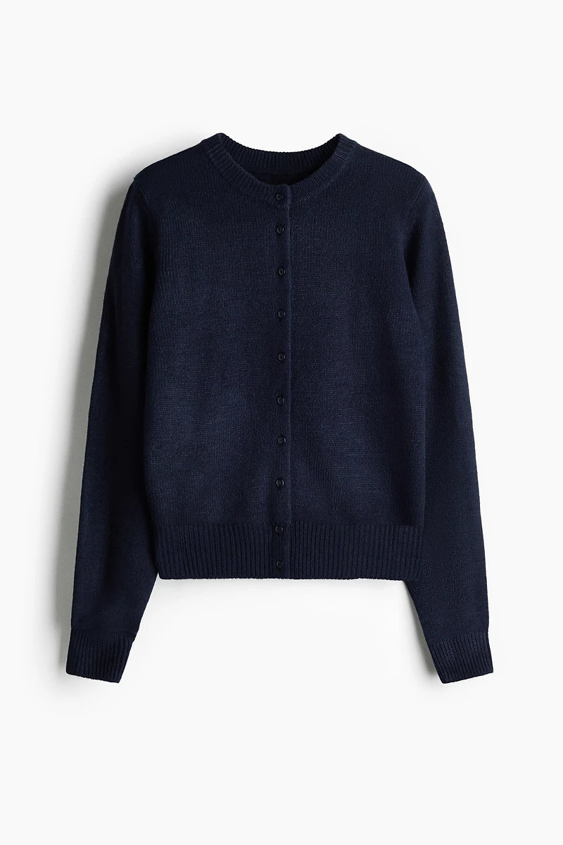 Textured-Knit Cardigan
