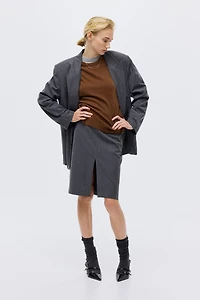 Chandail en tricot fin de laine cachemire