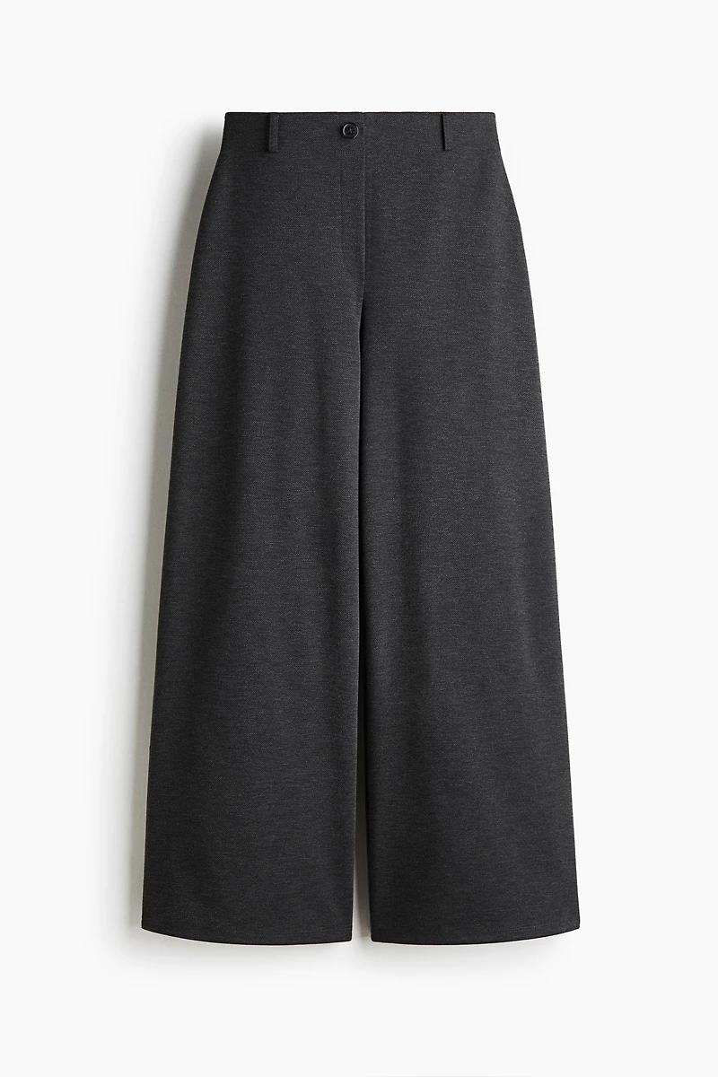 Wide-Leg Jersey Pants