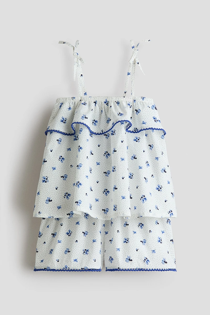 Ensemble imprimé 2 pièces en coton