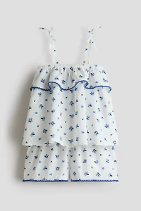 Ensemble imprimé 2 pièces en coton