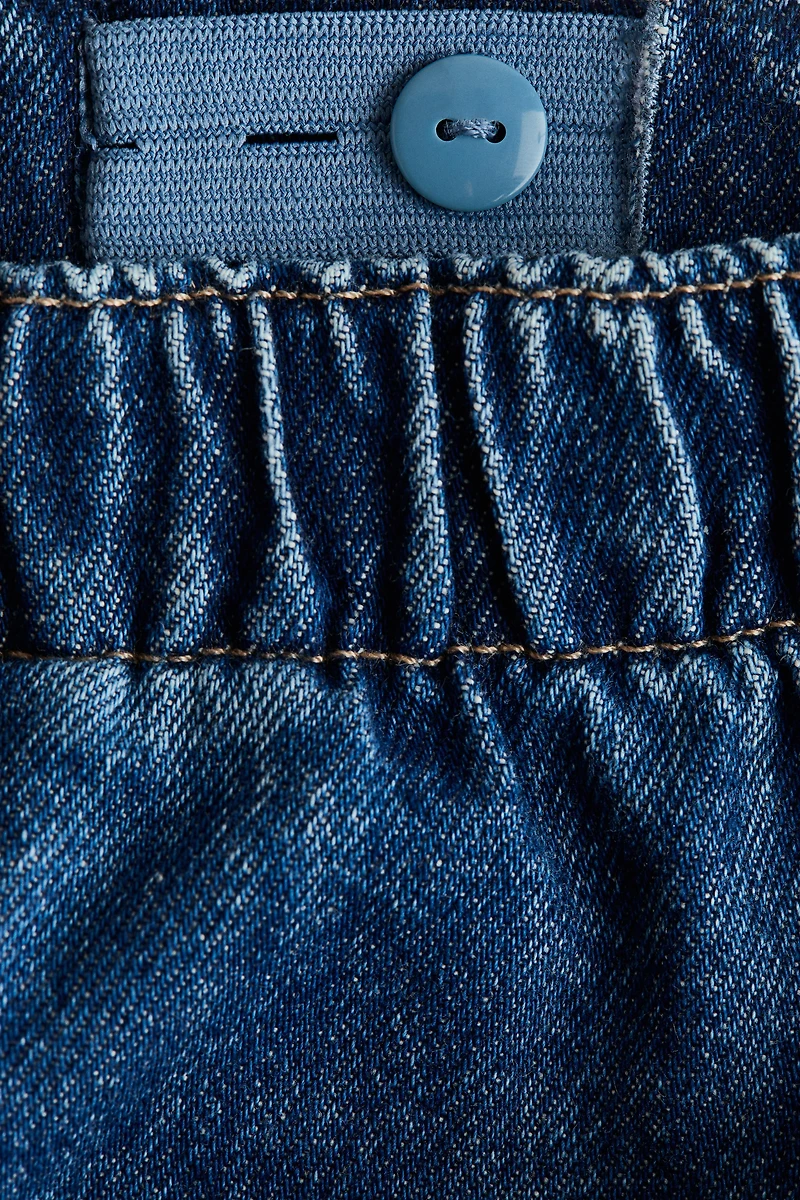 Jupe trapèze en denim