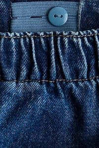 Jupe trapèze en denim