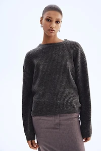 Rib-Knit Sweater