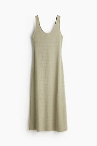 Textured Jersey Maxi Dress